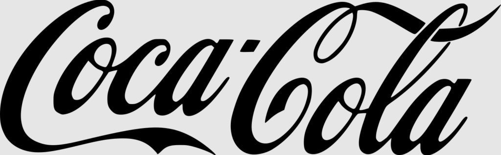 Ejemplo de logo en positivo Coca-Cola